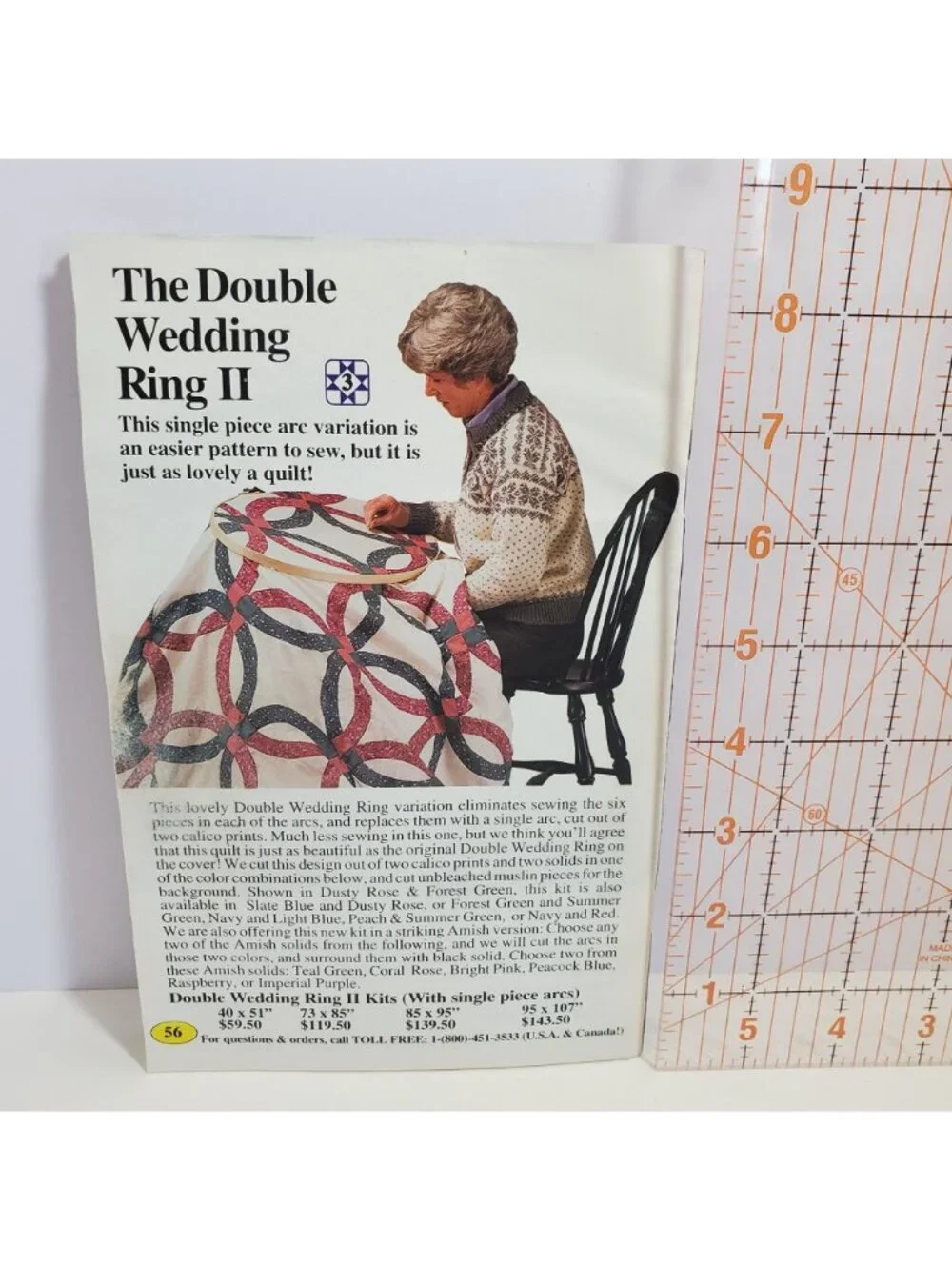 Hearthside Quilts Catalog Issue 19 Double Wedding Ring Vintage 1990s